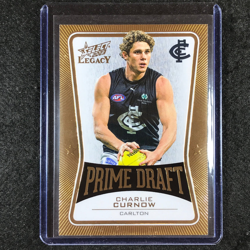 2023 Select AFL Legacy CHARLIE CURNOW Prime Draft 039/100 #PD12
