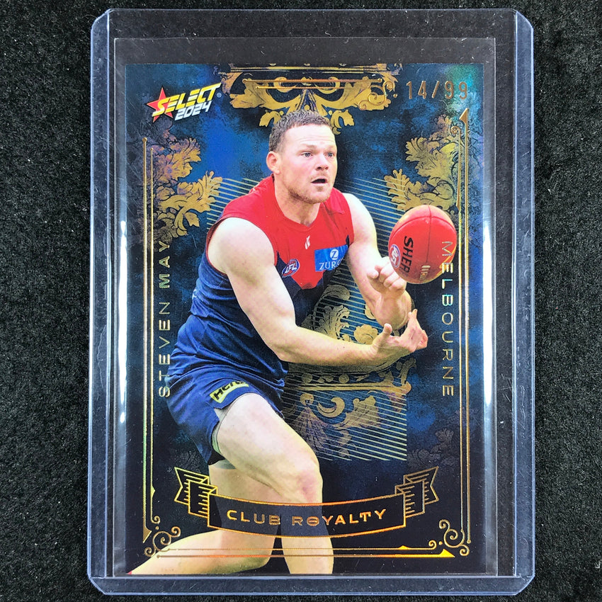 2024 Select AFL Footy Stars STEVEN MAY Club Royalty 14/99 #CR55