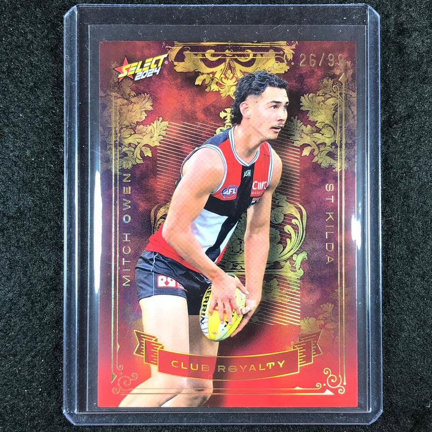 2024 Select AFL Footy Stars MITCH OWENS Club Royalty 26/99 #CR74