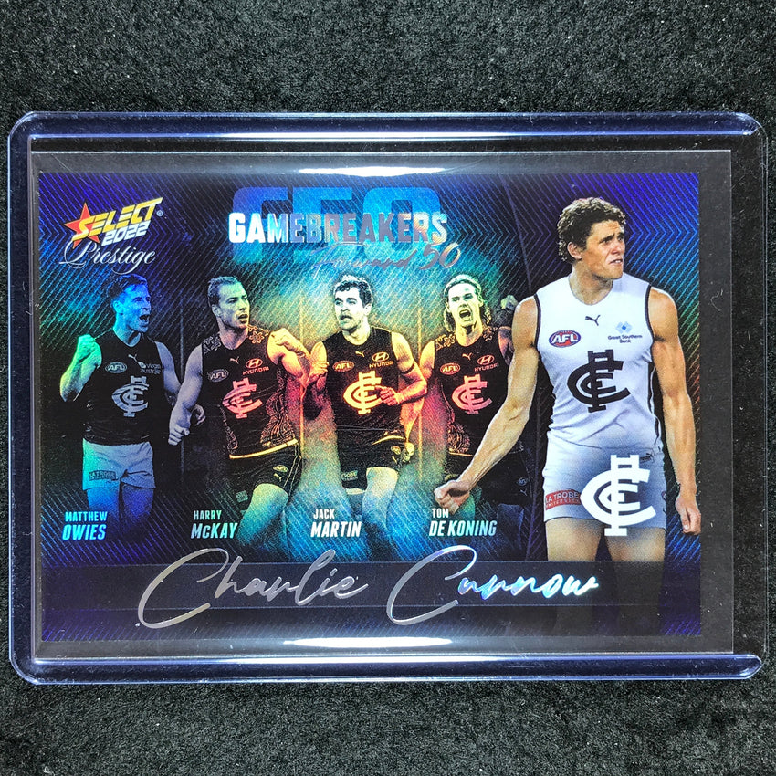2022 Select AFL Footy Stars Prestige CHARLIE CURNOW Gamebreakers Forward 3/750