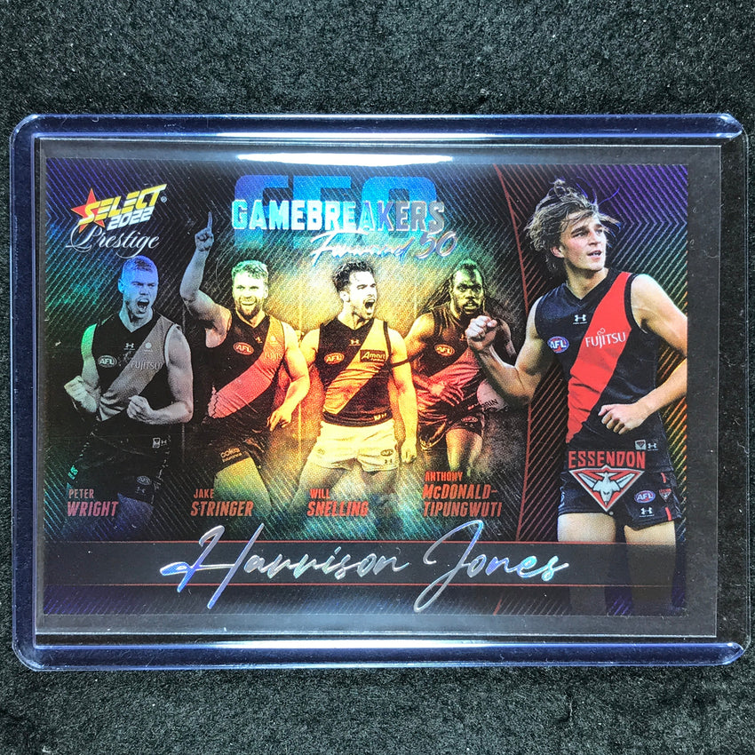 2022 Select AFL Footy Stars Prestige HARRISON JONES Gamebreakers Forward 4/750