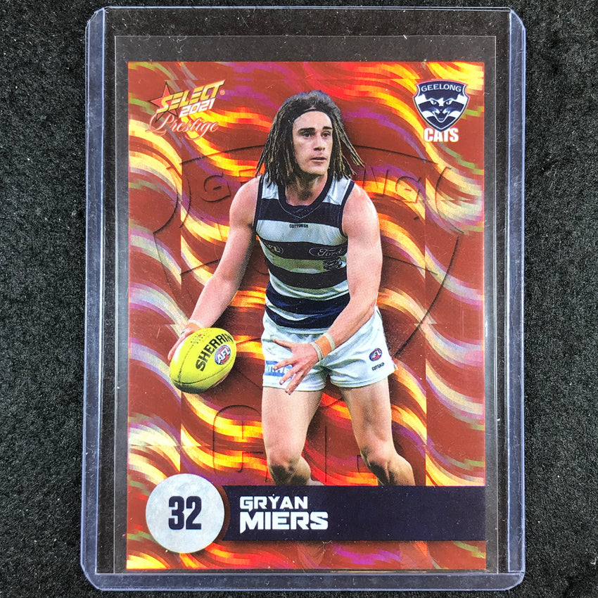 2021 Select AFL Prestige GRYAN MIERS Red 009/210 #61