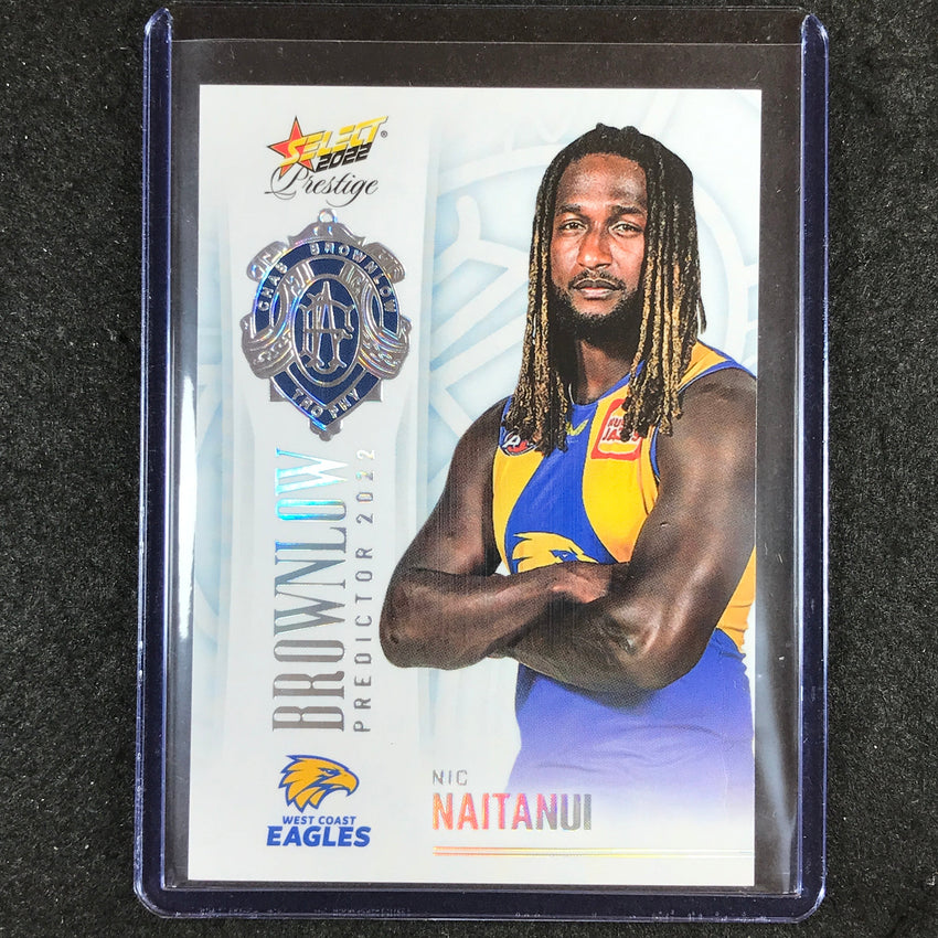 2022 Select Footy Stars Prestige NIC NAITANUI Brownlow Predictor Platinum 24/60