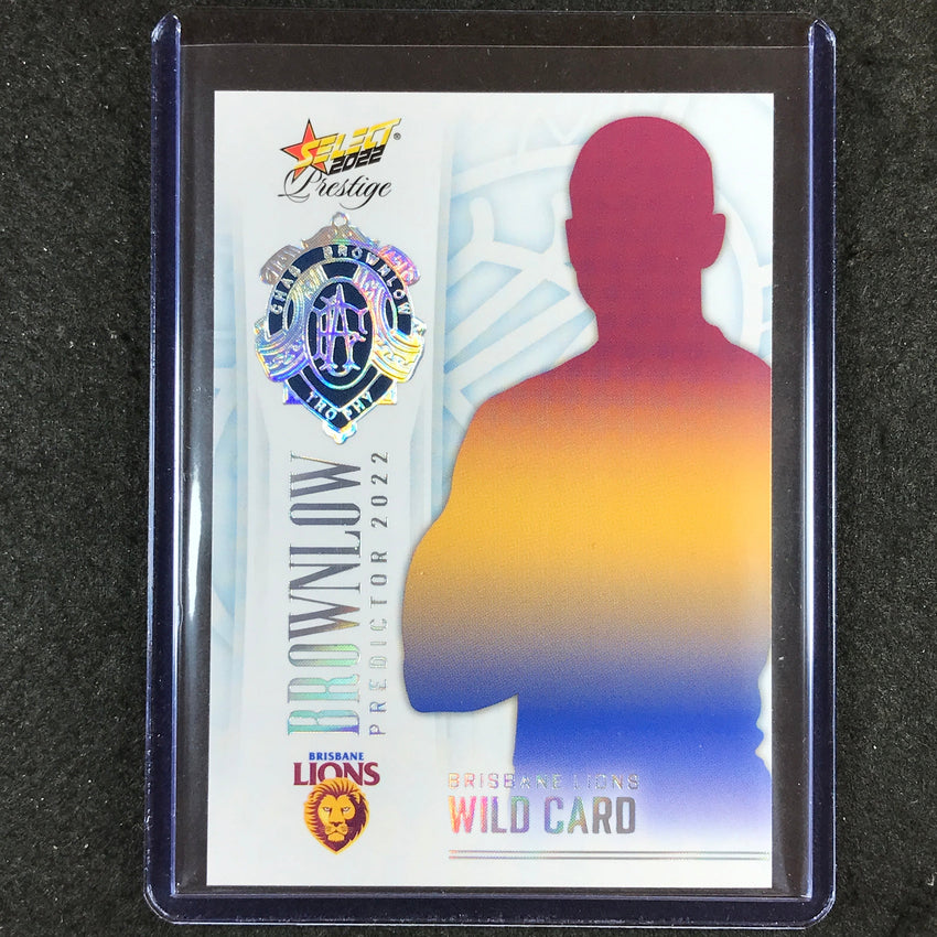 2022 Select AFL Footy Stars Prestige BRISBANE WILDCARD Brownlow Platinum 18/60