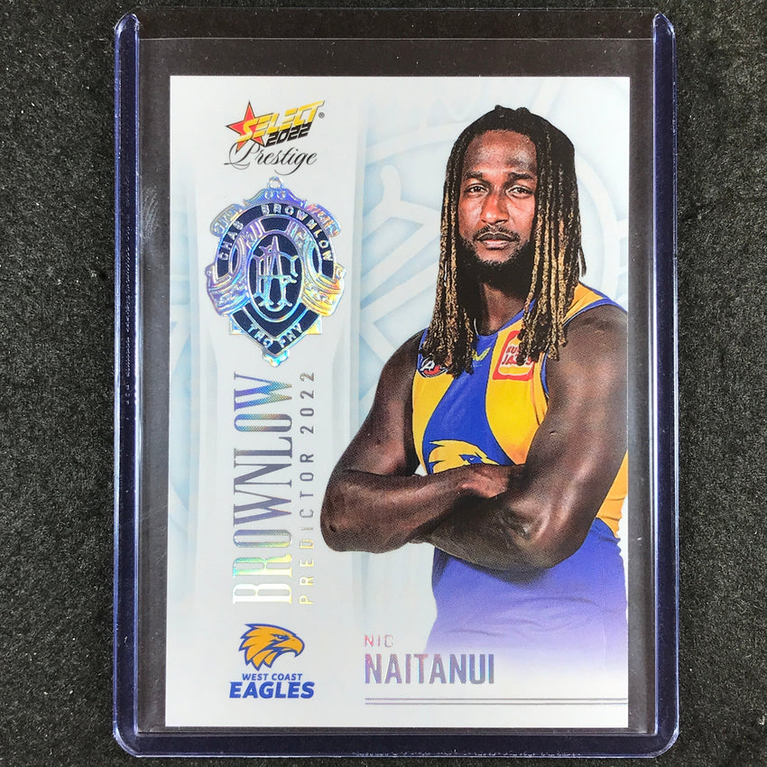 2022 Select Footy Stars Prestige NIC NAITANUI Brownlow Predictor Platinum 39/60