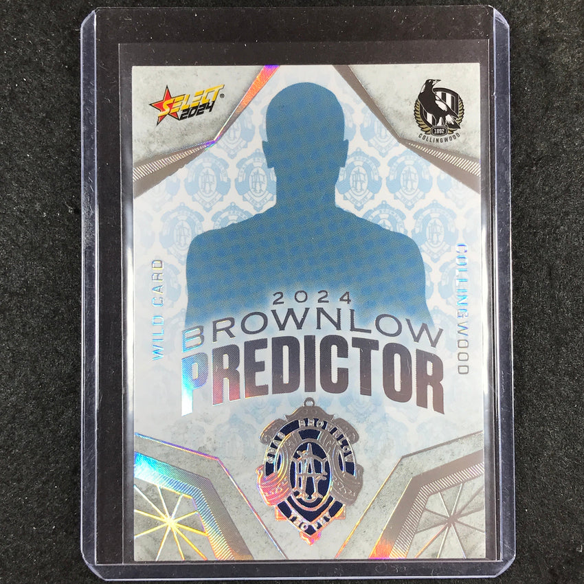 2024 Select Footy Stars COLLINGWOOD WILDCARD Brownlow Predictor Platinum 32/60