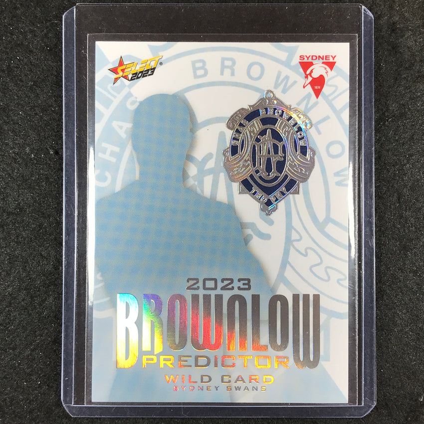 2023 Select Footy Stars SYDNEY SWANS WILDCARD Brownlow Predictor Platinum 28/60