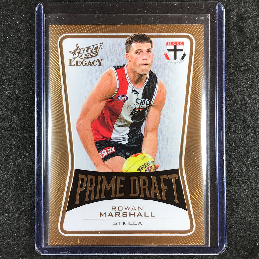 2023 Select AFL Legacy ROWAN MARSHALL Prime Draft 008/100 #PD73