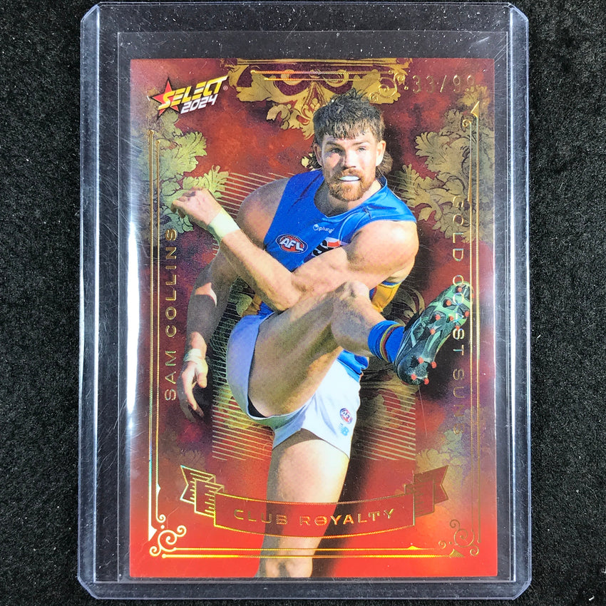 2024 Select AFL Footy Stars SAM COLLINS Club Royalty 33/99 #CR42