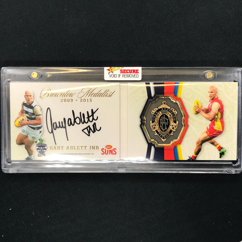 2024 Select Brownlow Medallist GARY ABLETT JR 2009 2013 Signature Booklet 17/150