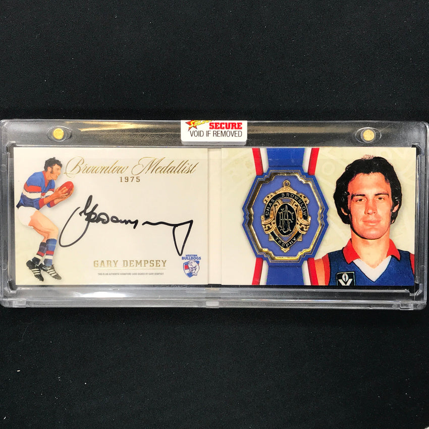 2024 Select AFL Brownlow Medallist GARY DEMPSEY 1975 Signature Booklet 108/150