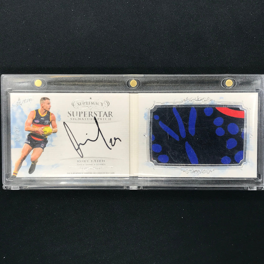 2021 Select AFL Supremacy RORY LAIRD Superstar Signature Patch Booklet 20/25