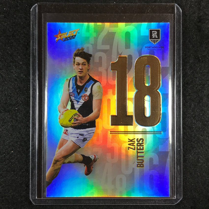 2022 Select AFL Footy Stars ZAK BUTTERS Numbers Daylight 5/190 #152