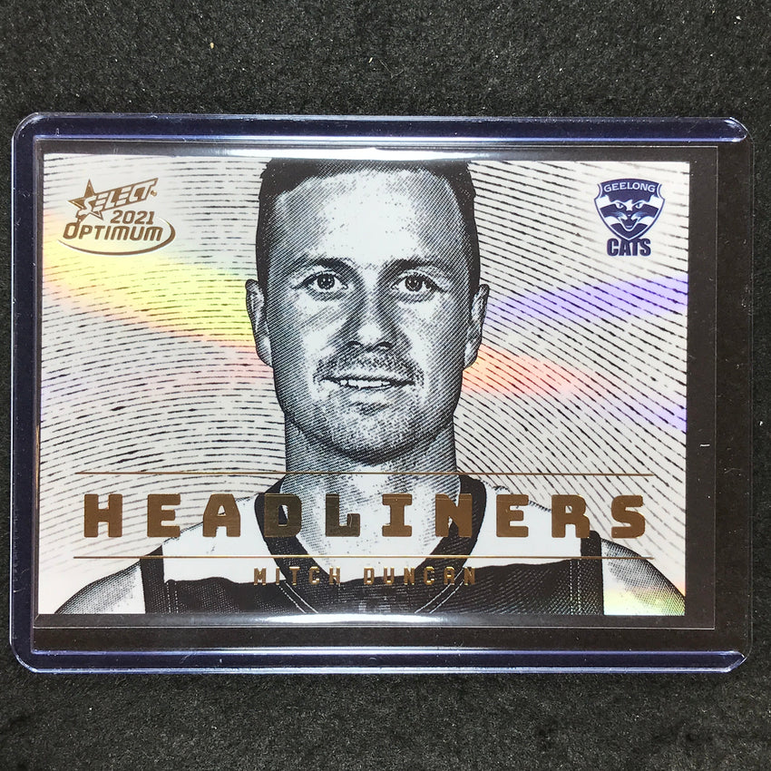 2021 Select AFL Optimum MITCH DUNCAN Headliners 66/95 #33