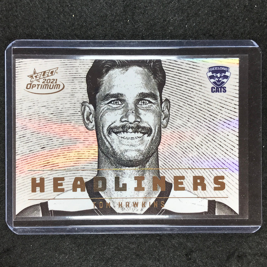 2021 Select AFL Optimum TOM HAWKINS Headliners 37/95 #34