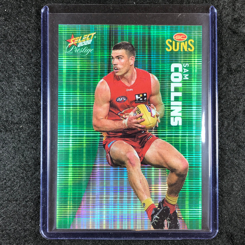 2022 Select AFL Prestige SAM COLLINS Green 8/60 #74