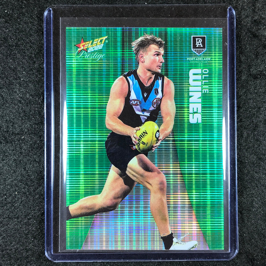 2022 Select AFL Prestige OLLIE WINES Green 42/60 #118