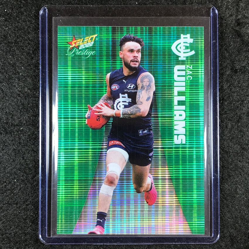 2022 Select AFL Prestige ZAC WILLIAMS Green 30/60 #28