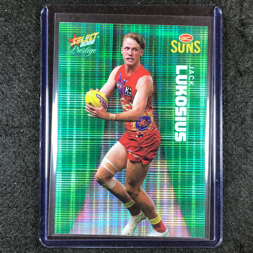 2022 Select AFL Prestige JACK LUKOSIUS Green 41/60 #77