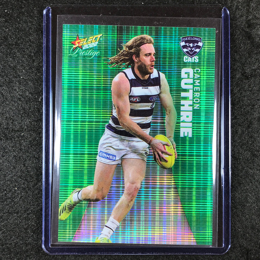 2022 Select AFL Prestige CAMERON GUTHRIE Green 14/60 #60