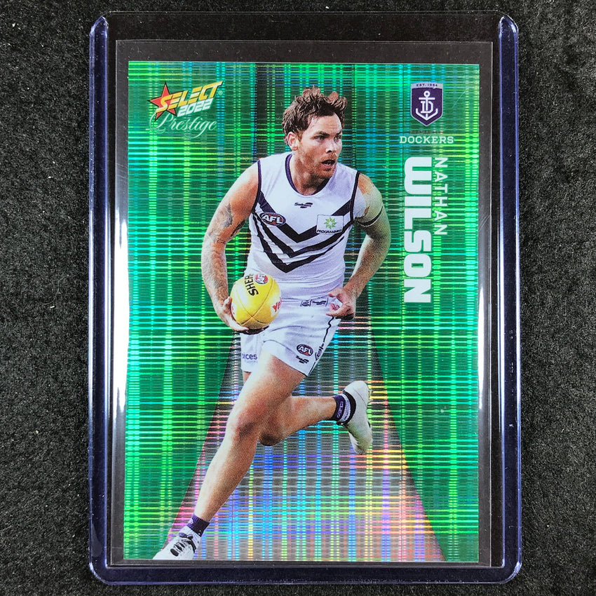 2022 Select AFL Prestige NATHAN WILSON Green 47/60 #55