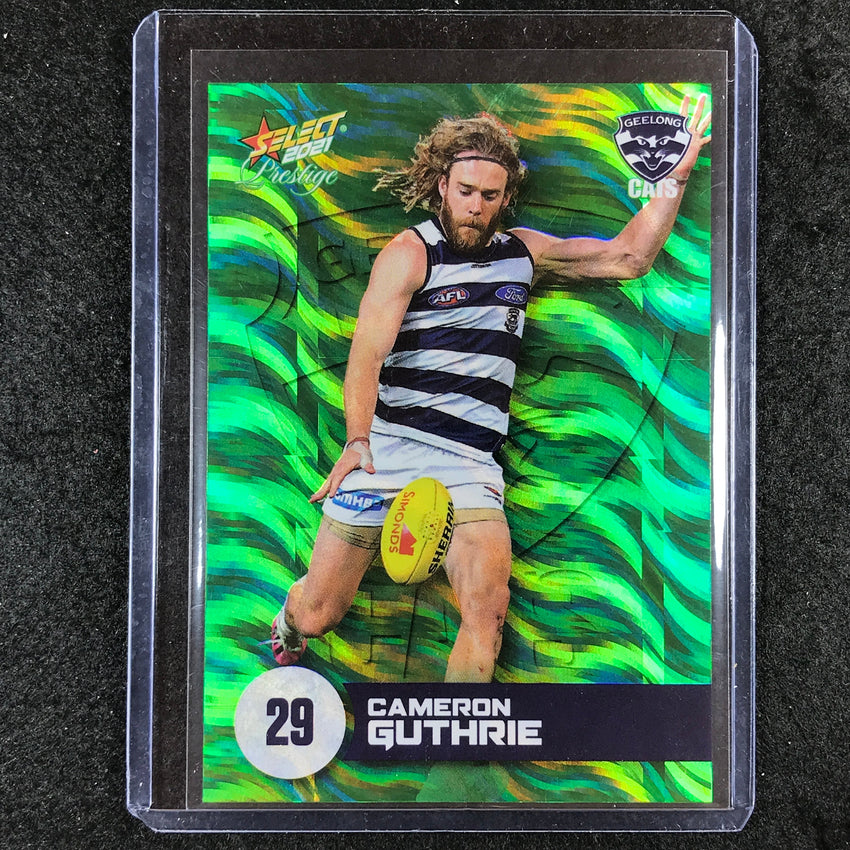 2021 Select AFL Prestige CAMERON GUTHRIE Green 40/60 #58