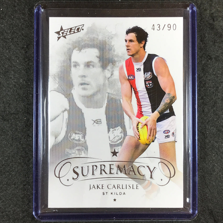 2019 Select AFL Supremacy JAKE CARLISLE Base 43/90 #86