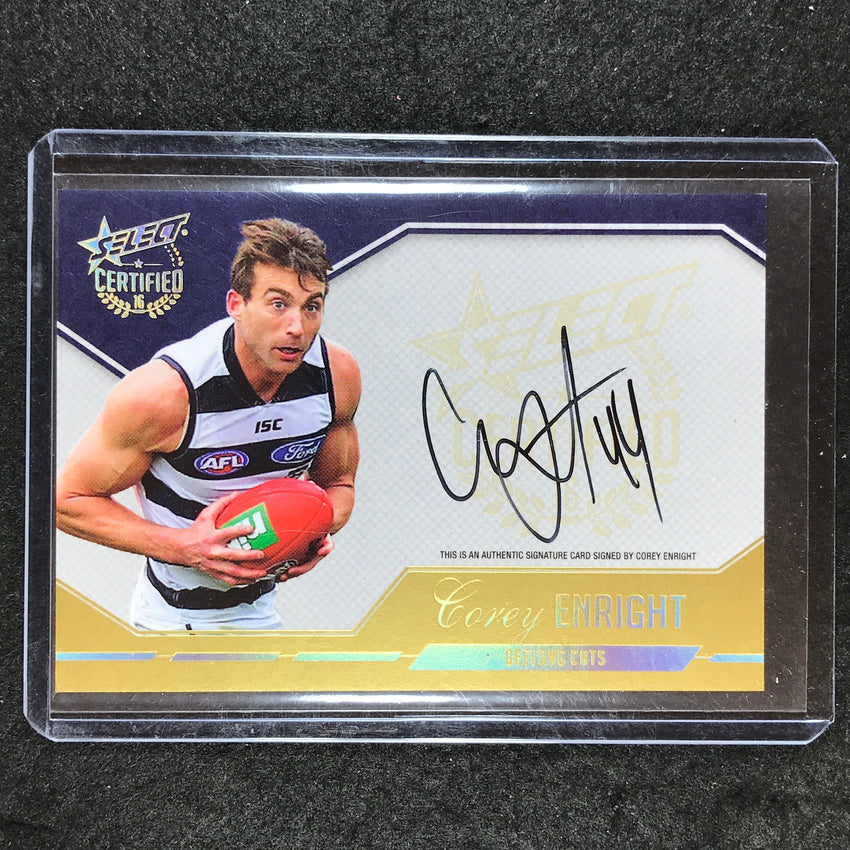 2016 Select AFL Certified COREY ENRIGHT Certified Signature Auto 162/240 #14