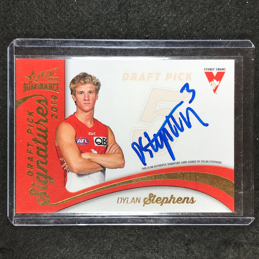 2020 Select AFL Dominance DYLAN STEPHENS 2019 Draft Pick Signature 113/175 #16