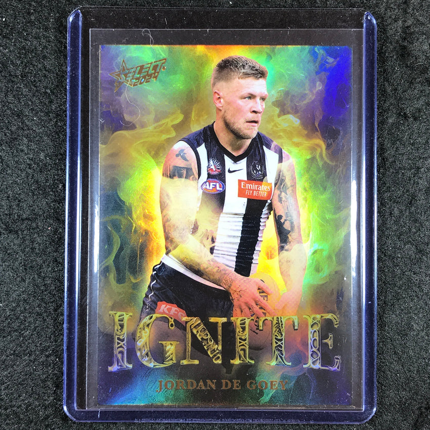 2024 Select AFL Footy Stars JORDAN DE GOEY Ignite 80/125 #14