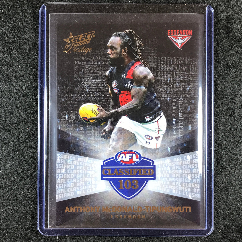 2022 Select AFL Prestige ANTHONY MCDONALD-TIPUNGWUTI Classified 12/60 #103