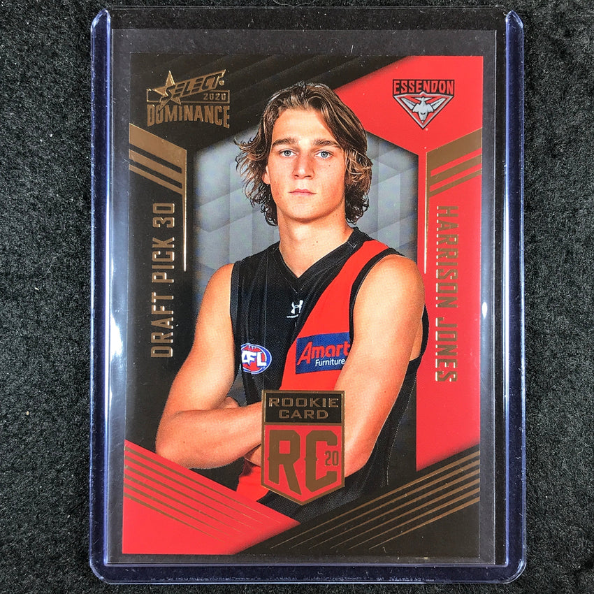 2020 Select AFL Dominance HARRISON JONES Rookie Card 014/295