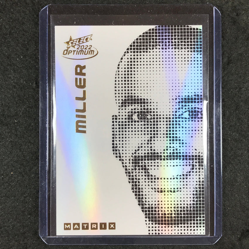 2022 Select AFL Optimum TOUK MILLER Matrix 49/80 #M51