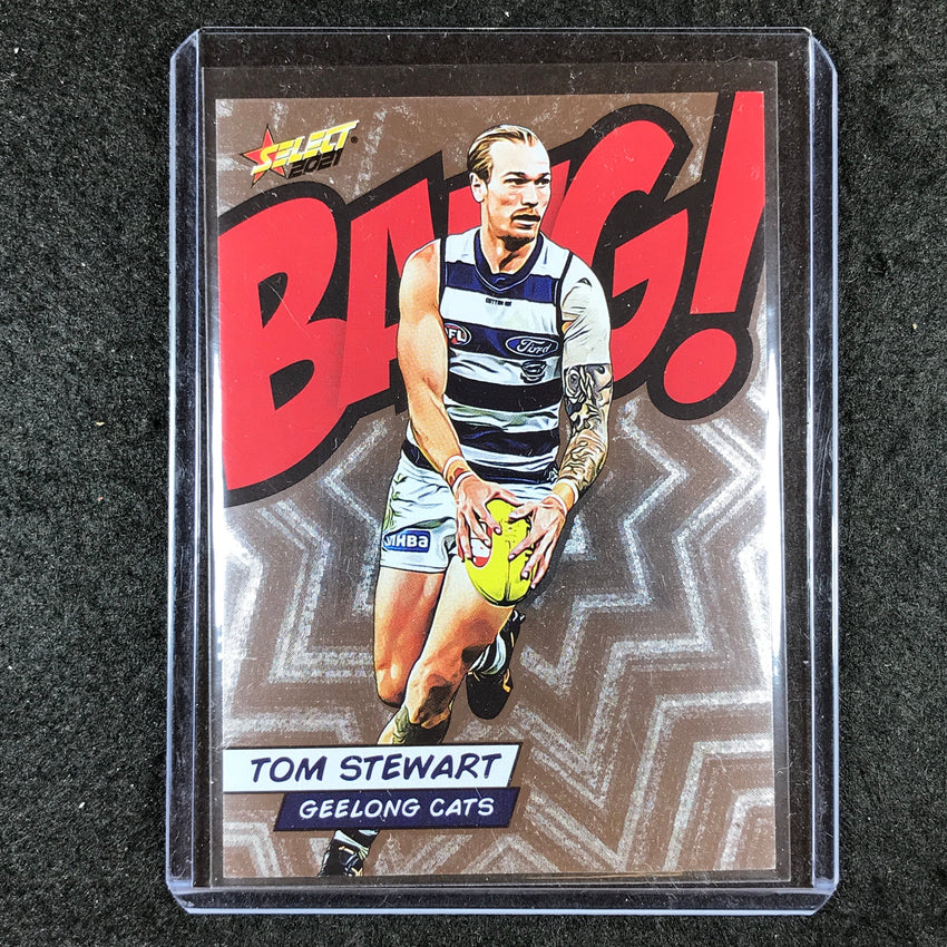 2021 Select AFL Footy Stars TOM STEWART Bang! 5/210 #55