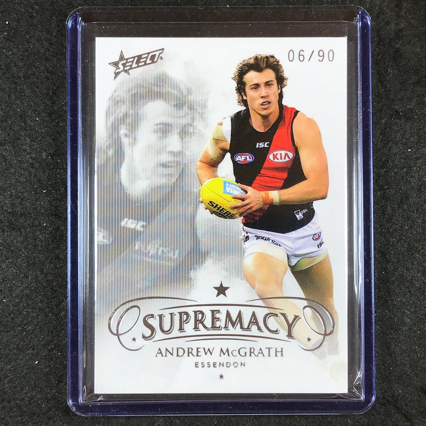 2019 Select AFL Supremacy ANDREW MCGRATH Base 6/90 #25