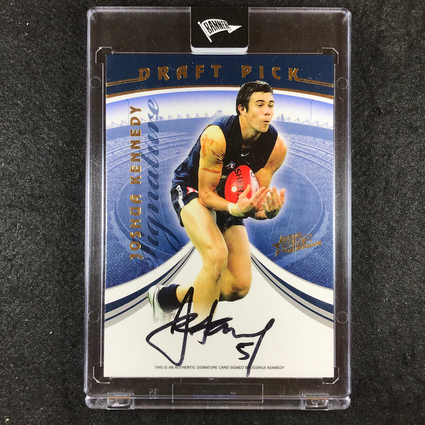 2006 Select AFL Supreme JOSHUA KENNEDY Draft Pick Signature Auto 237/275 #4