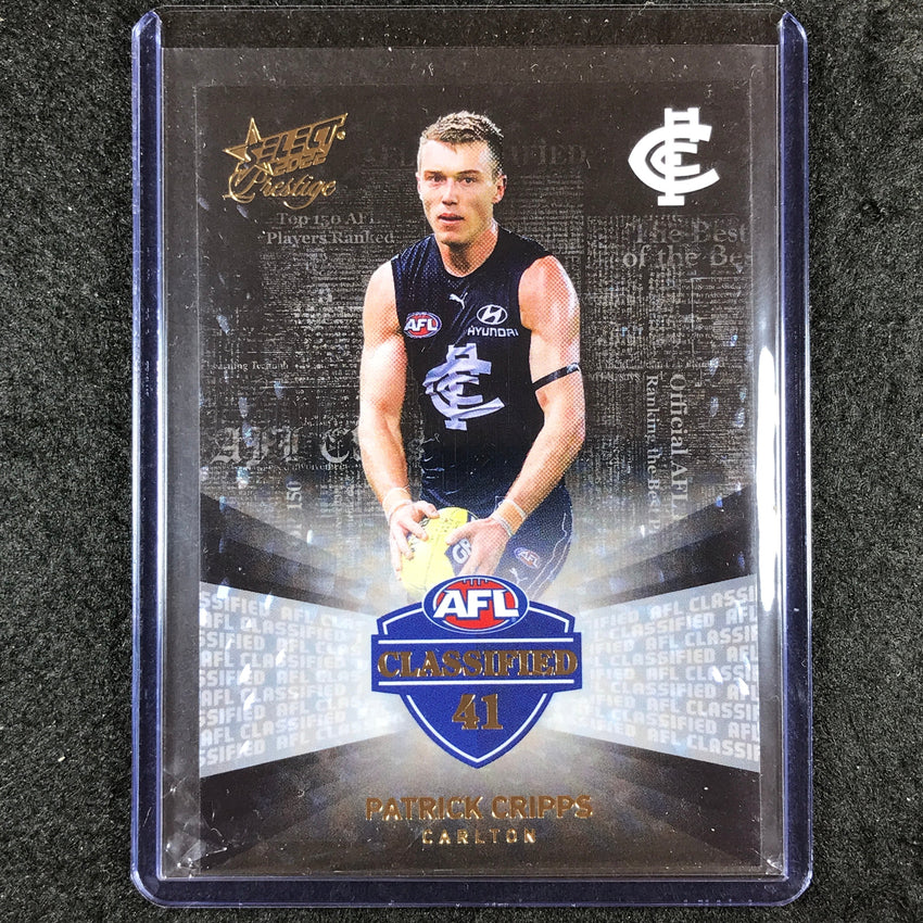 2022 Select AFL Prestige PATRICK CRIPPS Classified 41/60 #41