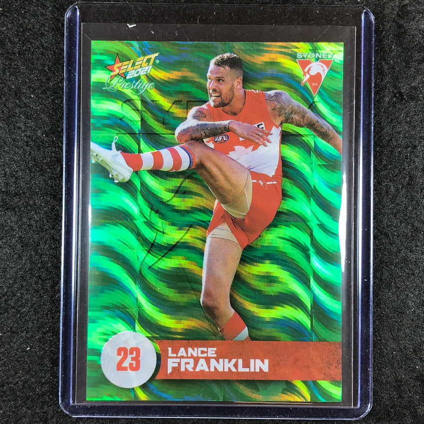 2021 Select AFL Prestige LANCE FRANKLIN Green 32/60 #138