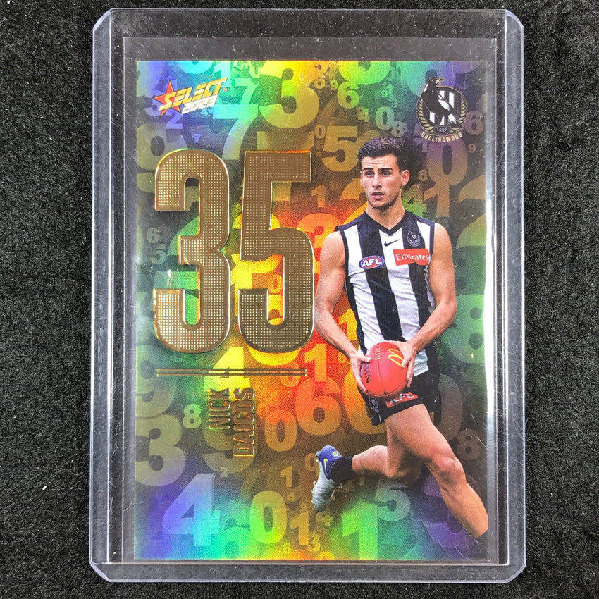 2023 Select AFL Footy Stars NICK DAICOS Numbers 156/255 #44