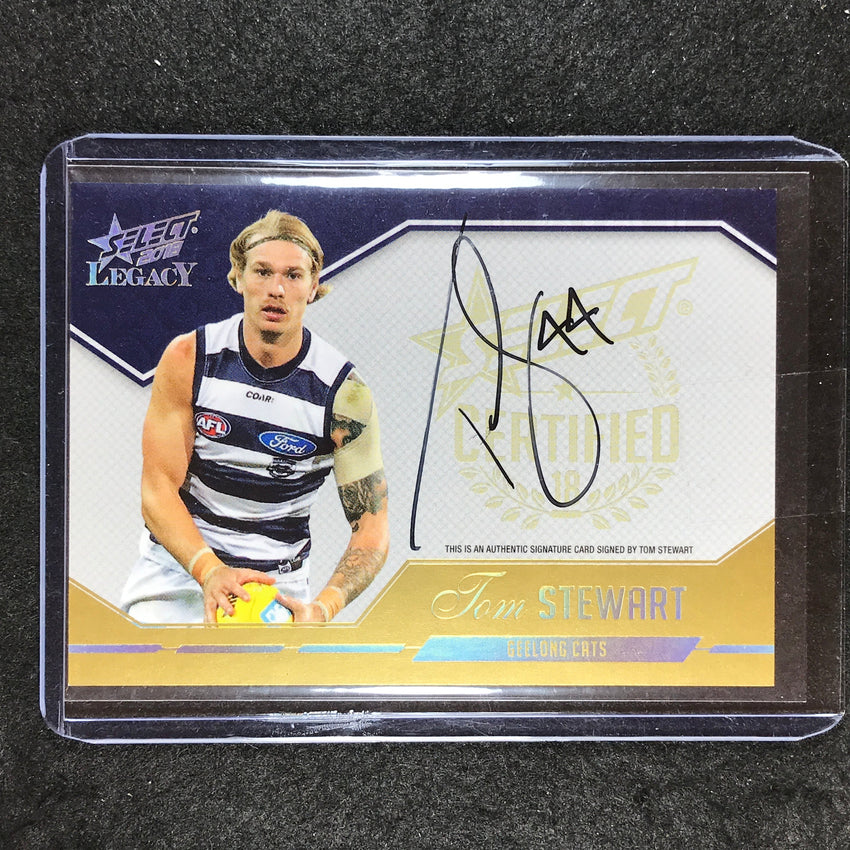 2018 Select AFL Legacy TOM STEWART Certified Signature Auto 137/180 #7