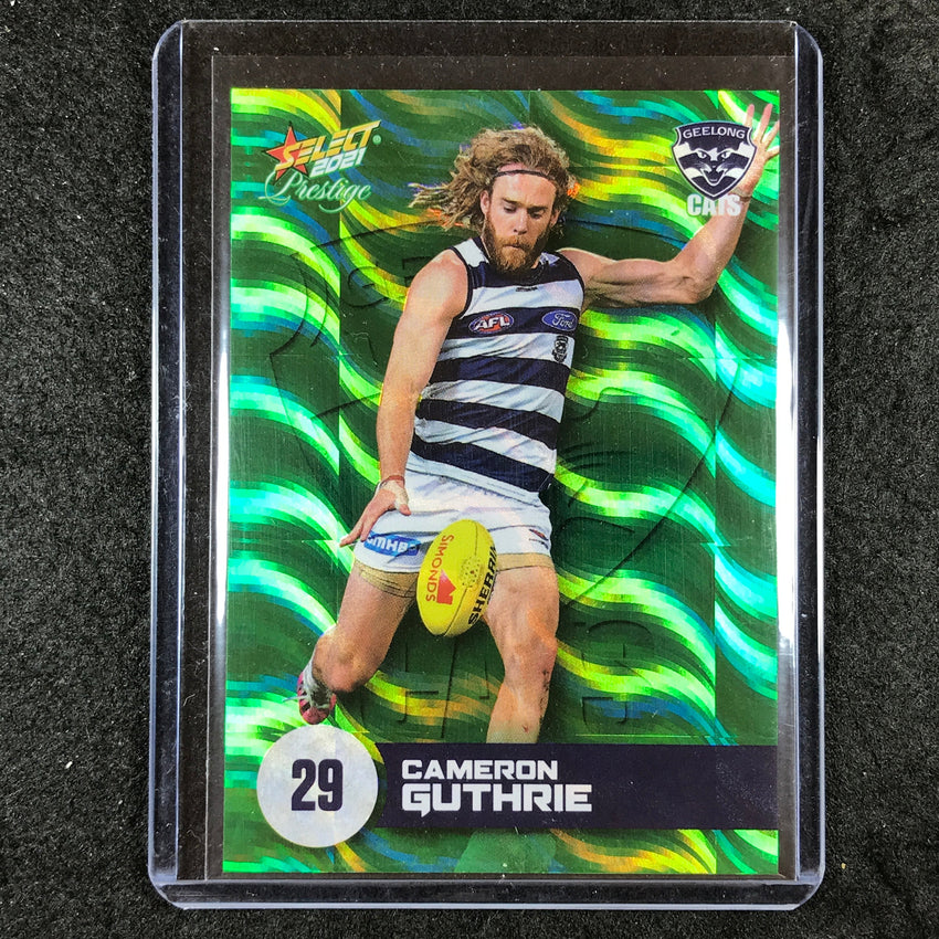 2021 Select AFL Prestige CAMERON GUTHRIE Green 29/60 #58