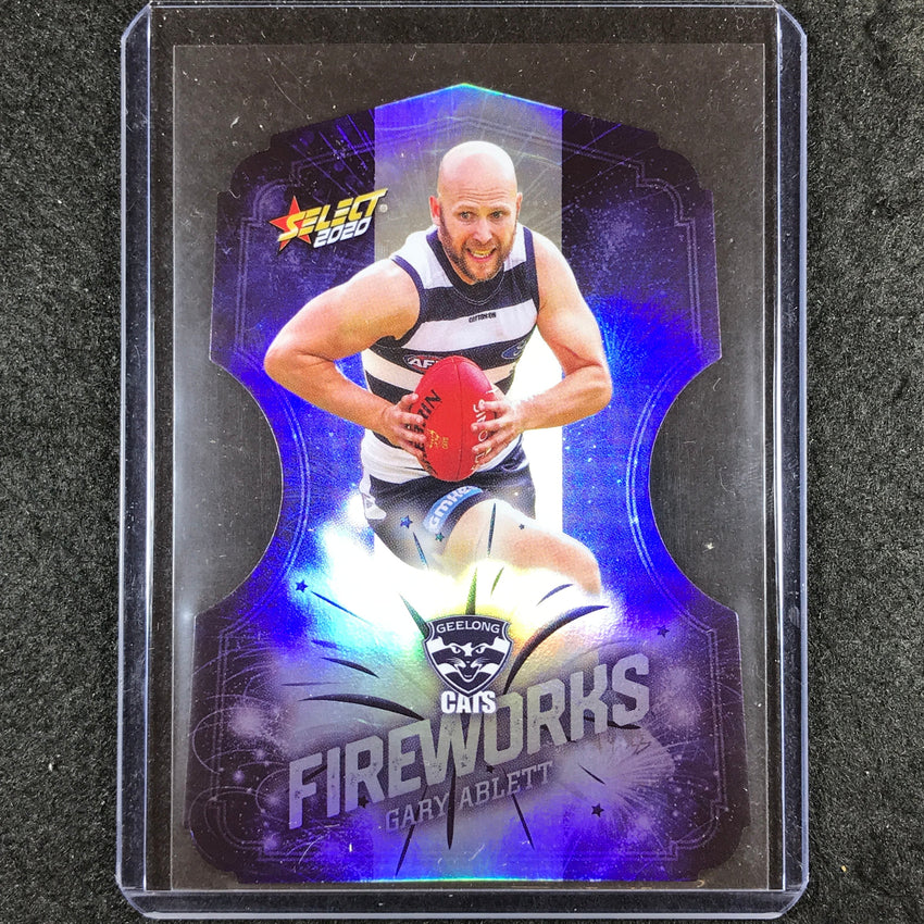 2020 Select AFL Footy Stars GARY ABLETT Fireworks Die-Cut 4/210 #49