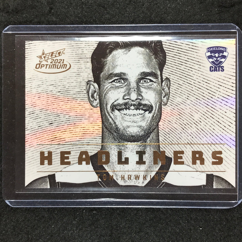 2021 Select AFL Optimum TOM HAWKINS Headliners 26/95 #34