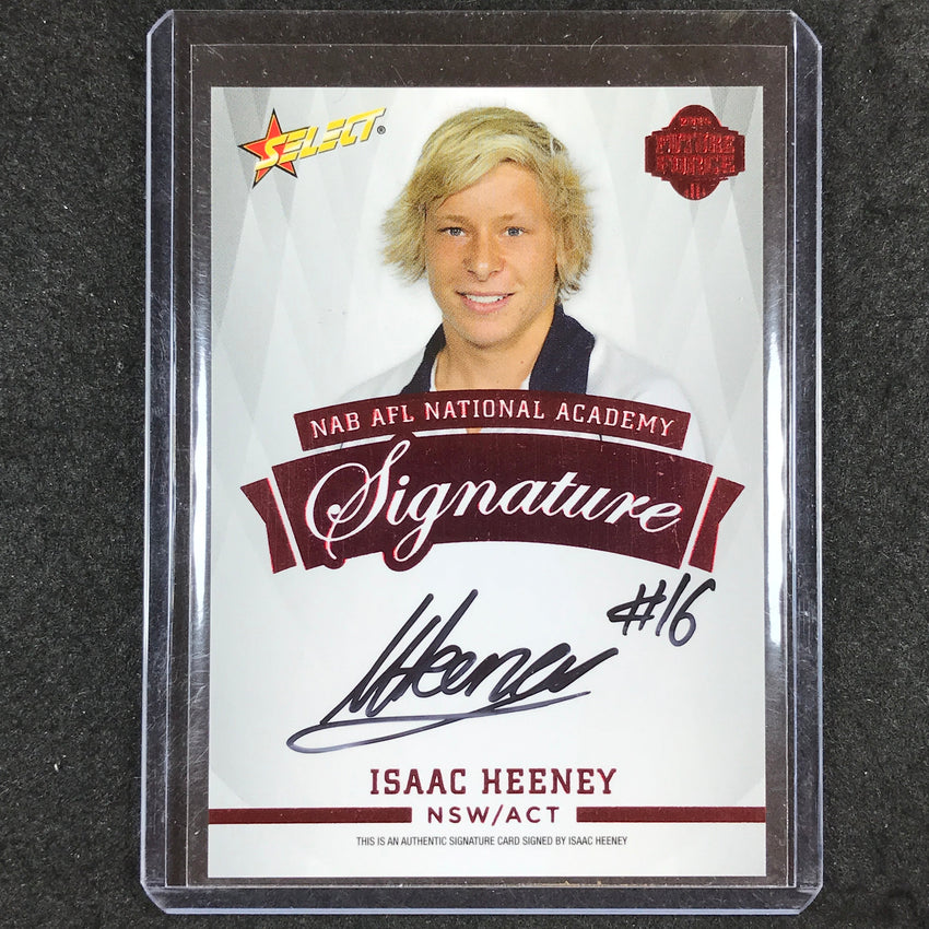 2014 Select AFL Future Force ISAAC HEENEY Future Force Signature Auto 97/200 #7