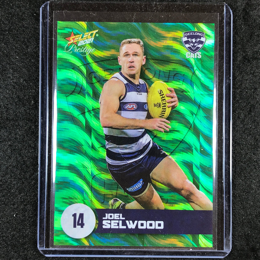 2021 Select AFL Prestige JOEL SELWOOD Green 14/60 #62