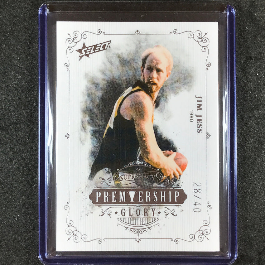 2019 Select AFL Supremacy JIM JESS Premieship Glory 28/40 #24