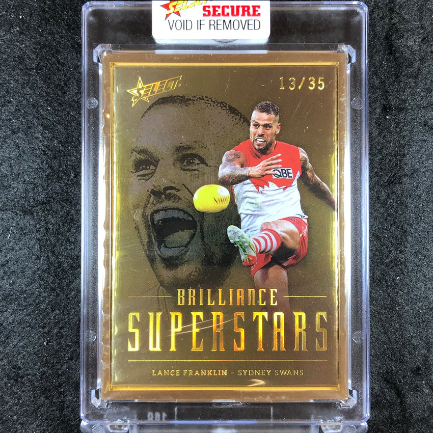 2022 Select AFL Brilliance LANCE FRANKLIN Superstar Gold 13/35 #16