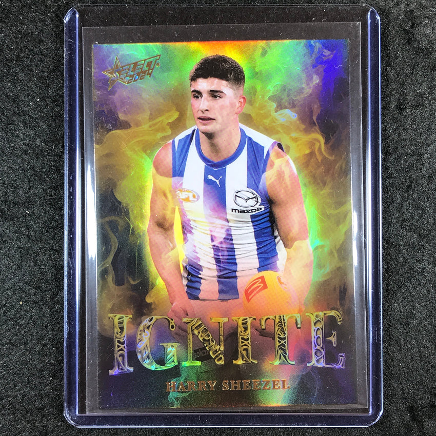 2024 Select AFL Footy Stars HARRY SHEEZEL Ignite Gold 120/125 #IGG47