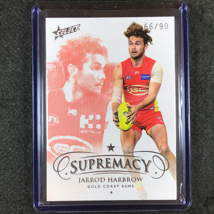 2019 Select AFL Supremacy JARROD HARBROW Base Silver 66/90 #49