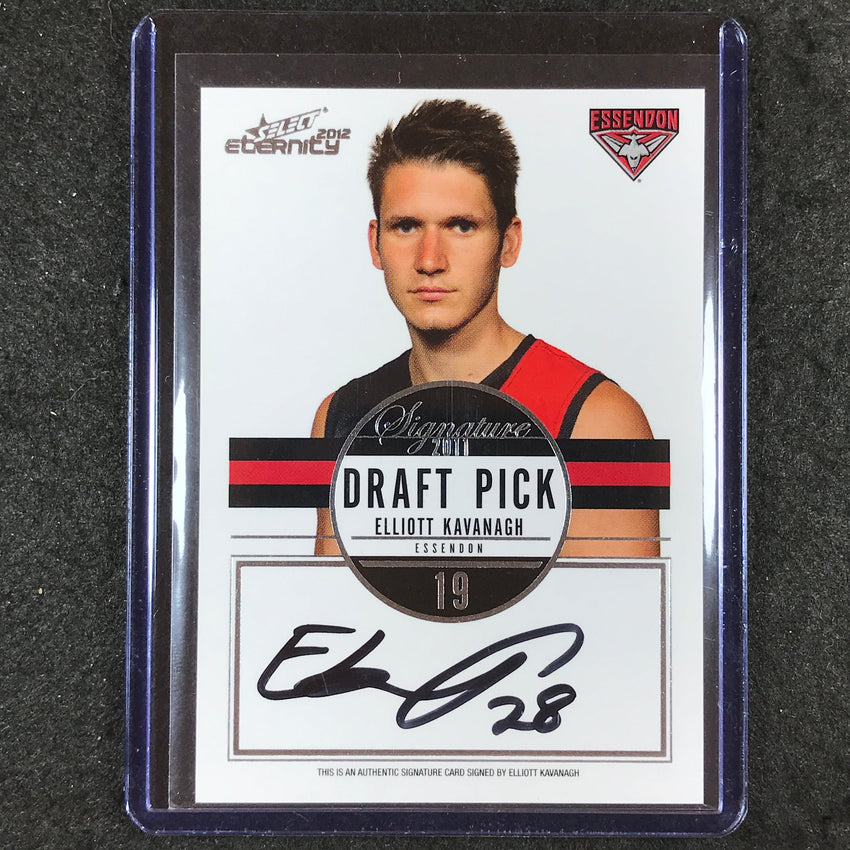 2012 Select AFL Eternity ELLIOTT KAVANAGH 2011 Draft Pick Signature 236/300 #10